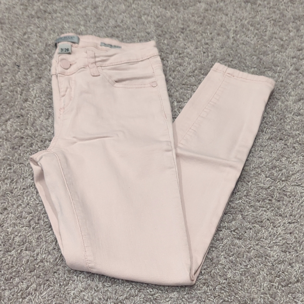 Judy Blue Pink Skinny Jeans Classic Denim